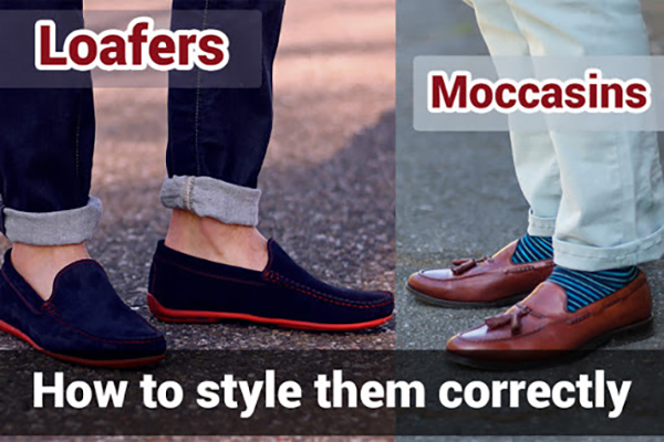 Sự khác biệt giữa giày Loafer và giày Mocca