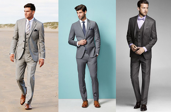 Chọn màu giày cho Suit màu xám đậm