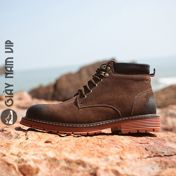 Giày boots nam Lace-Up