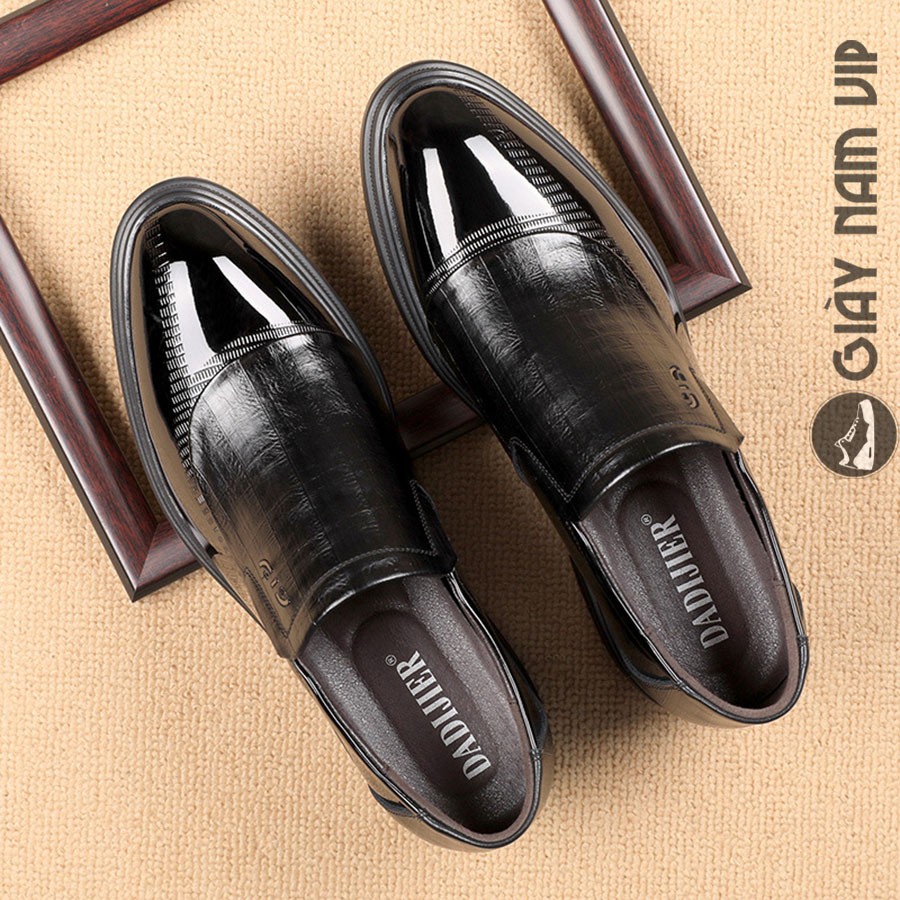 Giày lười công sở nam đẹp đen bóng thanh lịch GNK130 - Shop giày ...