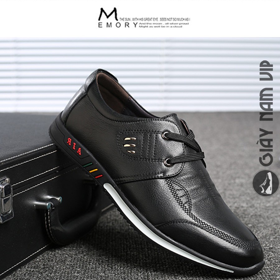 Giày tây nam tăng chiều cao đen bóng lịch lãm đẳng cấp GD56 - Shop giày da,  giày thể thao nam tại Hà Nội
